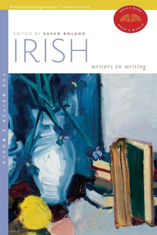 Book cover of Irish Writers on Writing