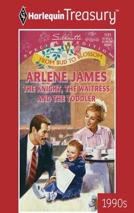 Book cover of The Knight, the Waitress and the Toddler