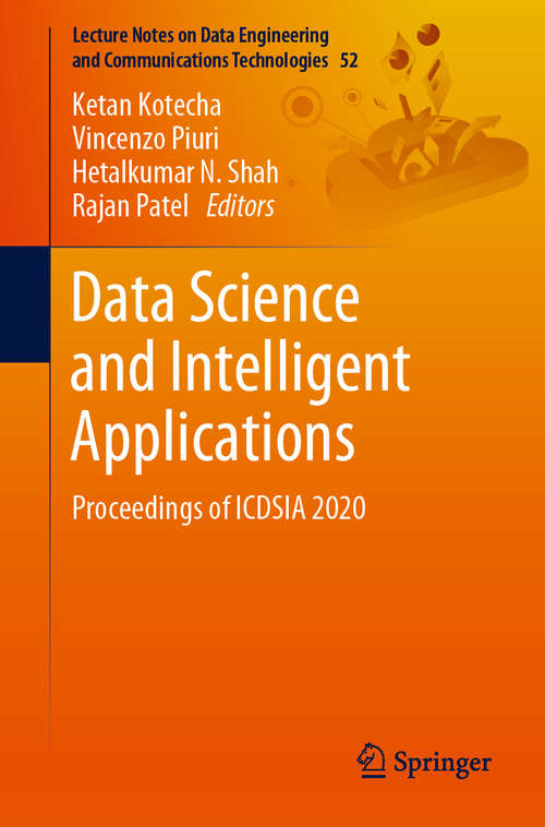 Data Science and Intelligent Applications