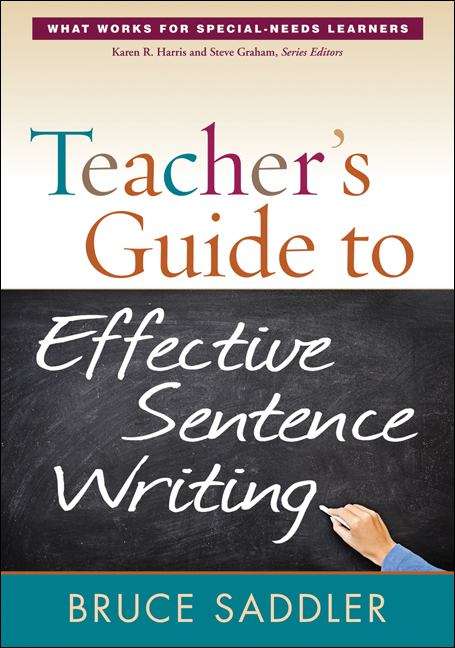 Book cover of Teacher's Guide to Effective Sentence Writing