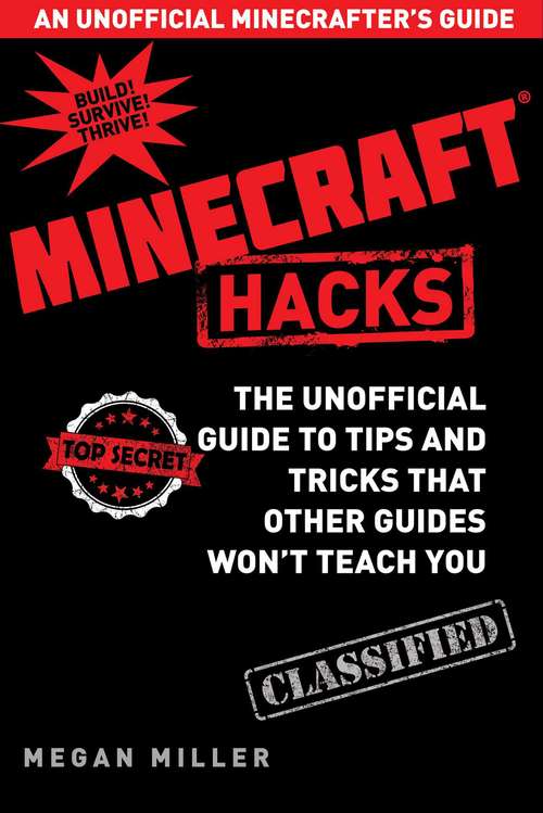 Book cover of Hacks for Minecrafters