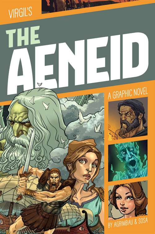 Book cover of The Aeneid: A Graphic Novel (Classic Fiction Ser.)