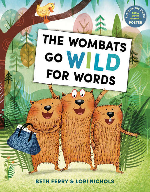 Book cover of The Wombats Go Wild for Words