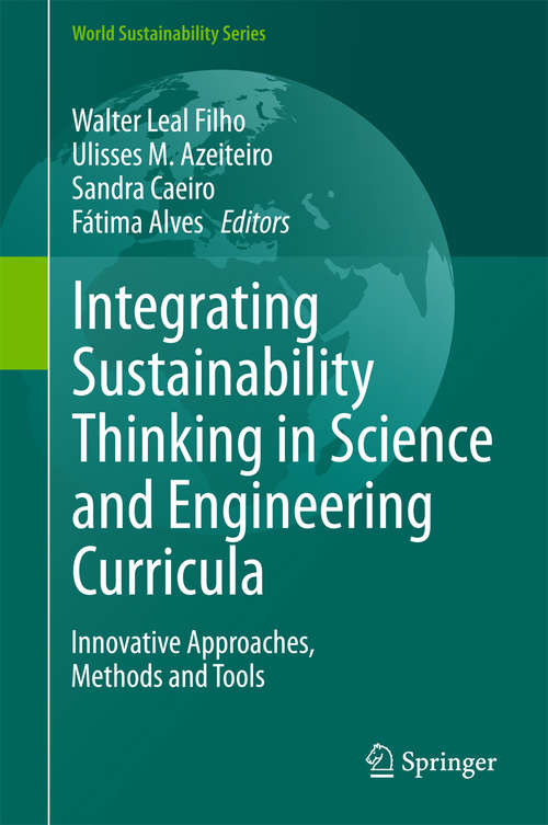 Book cover of Integrating Sustainability Thinking in Science and Engineering Curricula