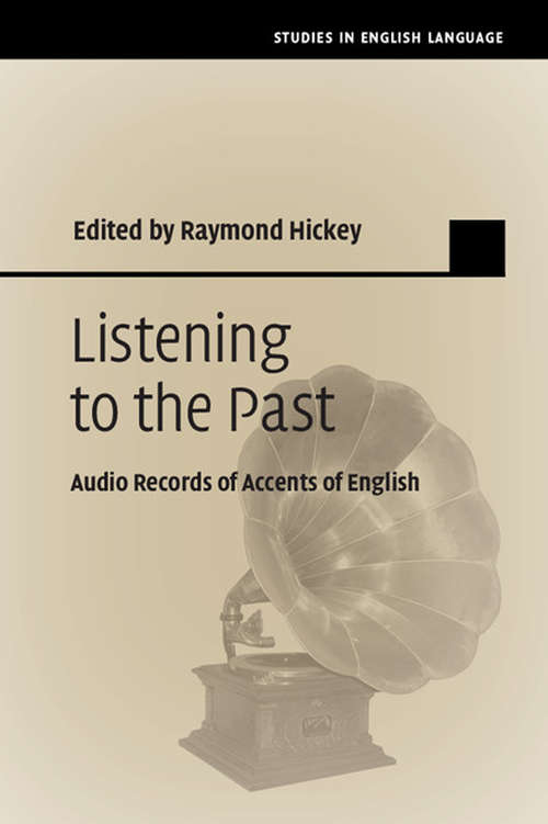 Studies in English Language: Listening to the Past