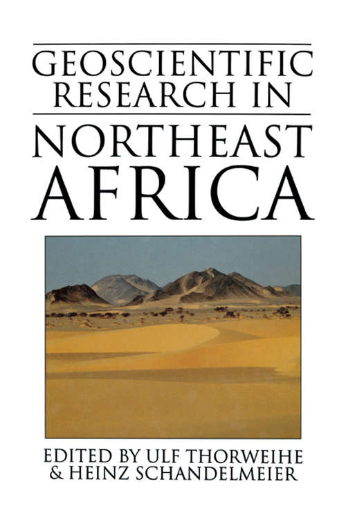 Book cover of Geoscientific Research in Northeast Africa