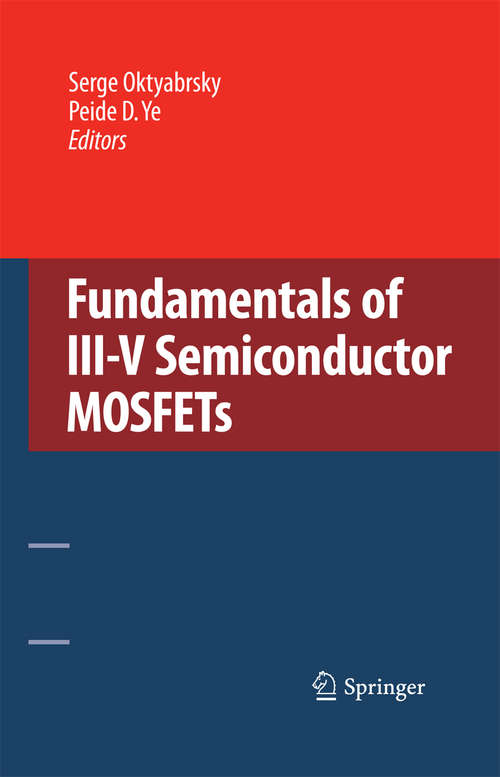 Book cover of Fundamentals of III-V Semiconductor MOSFETs