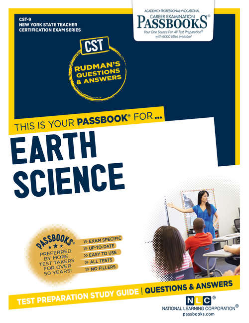 Book cover of Earth Science: Passbooks Study Guide (New York State Teacher Certification Examination Series (NYSTCE))