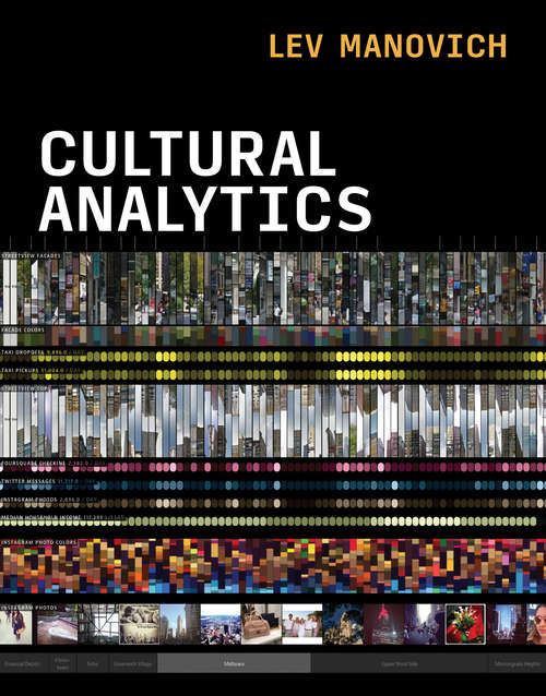 Book cover of Cultural Analytics