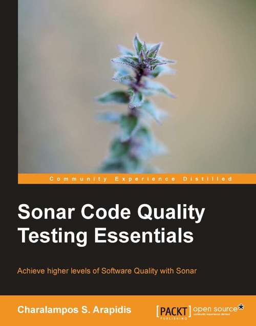 Book cover of Sonar Code Quality Testing Essentials