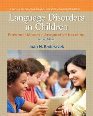 Book cover of Language Disorders in Children: Fundamental Concepts of Assessment and Intervention