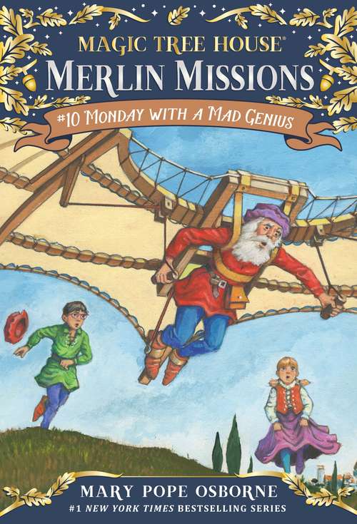 Book cover of Monday with a Mad Genius (Magic Tree House Merlin Missions #10)
