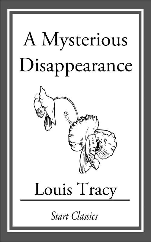 Book cover of A Mysterious Disappearance