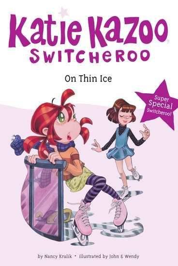 Book cover of On Thin Ice (Katie Kazoo Switcheroo Super Special #6)