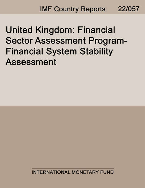 Book cover of United Kingdom: Financial Sector Assessment Program-financial System Stability Assessment (Imf Staff Country Reports)
