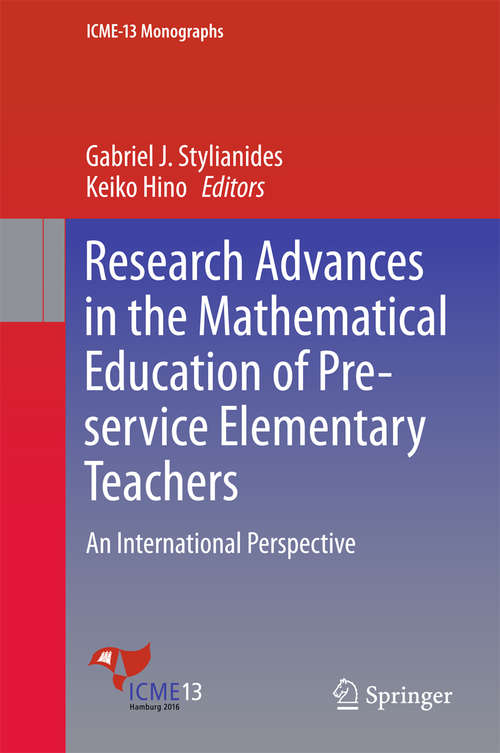 Book cover of Research Advances in the Mathematical Education of Pre-service Elementary Teachers