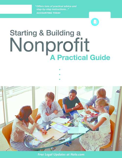 Book cover of Starting & Building a Nonprofit
