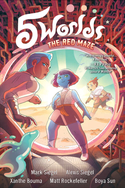 Book cover of 5 Worlds Book 3: The Red Maze (5 Worlds #3)