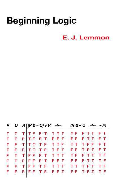 Book cover of Beginning Logic