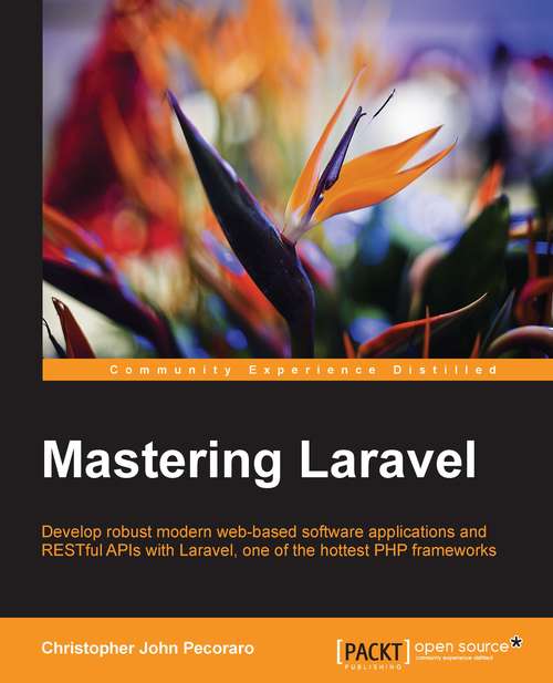 Book cover of Mastering Laravel