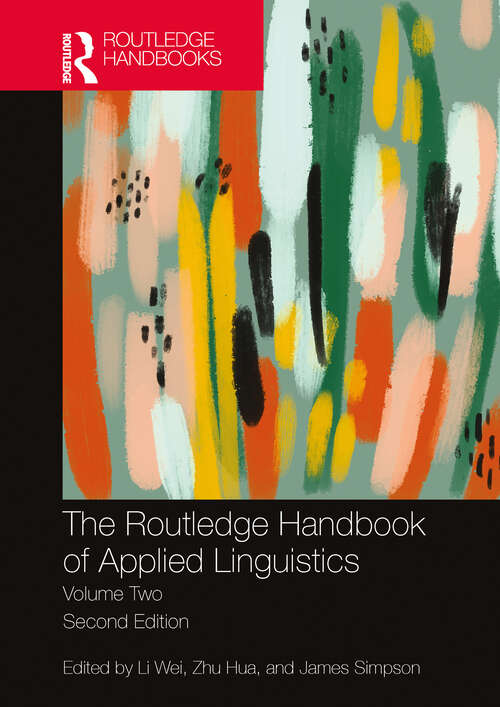 Book cover of The Routledge Handbook of Applied Linguistics (Routledge Handbooks in Applied Linguistics)
