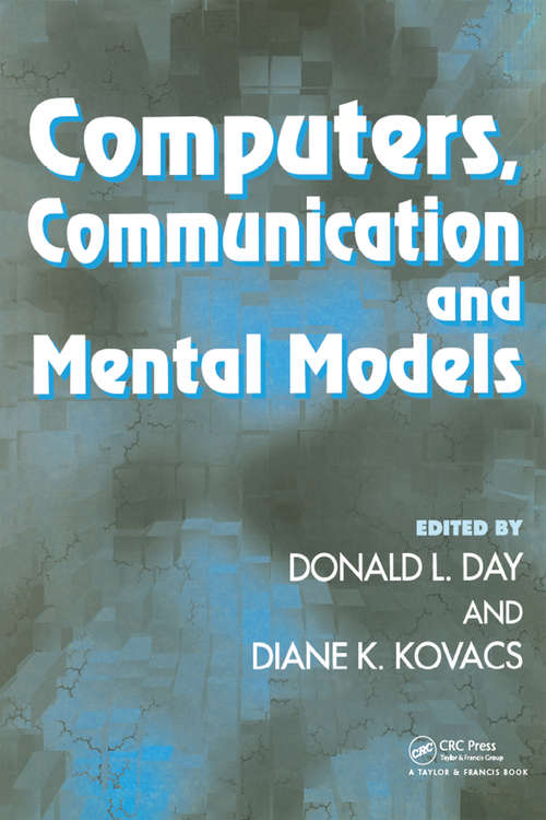 Book cover of Computers, Communication, and Mental Models