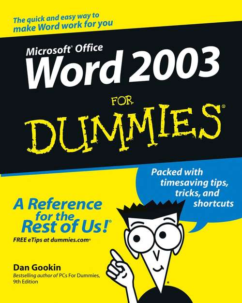 Book cover of Word 2003 For Dummies (For Dummies Ser.)