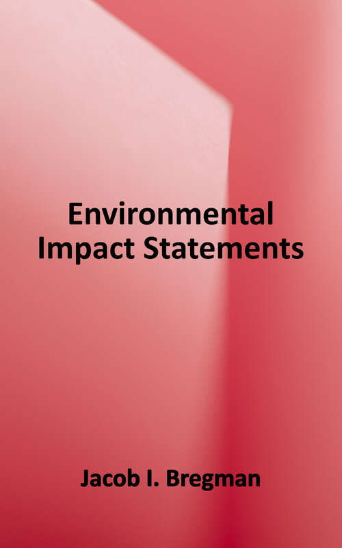 Book cover of Environmental Impact Statements (2)