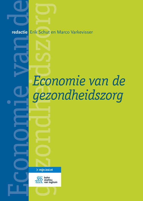 Book cover of Economie van de gezondheidszorg