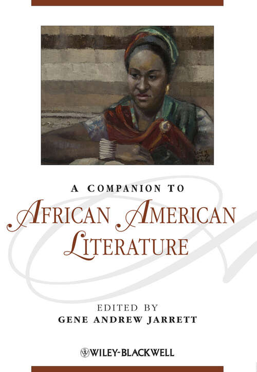 Book cover of A Companion to African American Literature