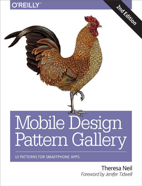Book cover of Mobile Design Pattern Gallery