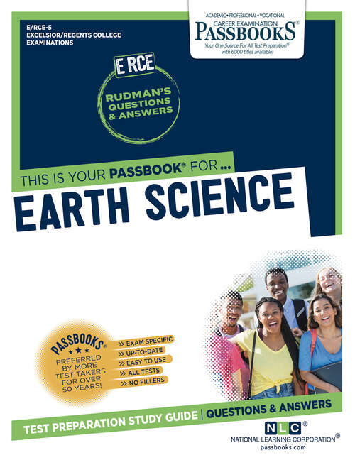 Book cover of EARTH SCIENCE: Passbooks Study Guide (Excelsior/Regents College Examination Series)