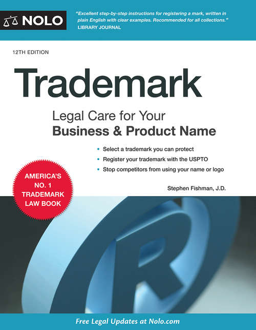 Book cover of Trademark: Legal Care for Your Business & Product Name (Twelfth Edition)