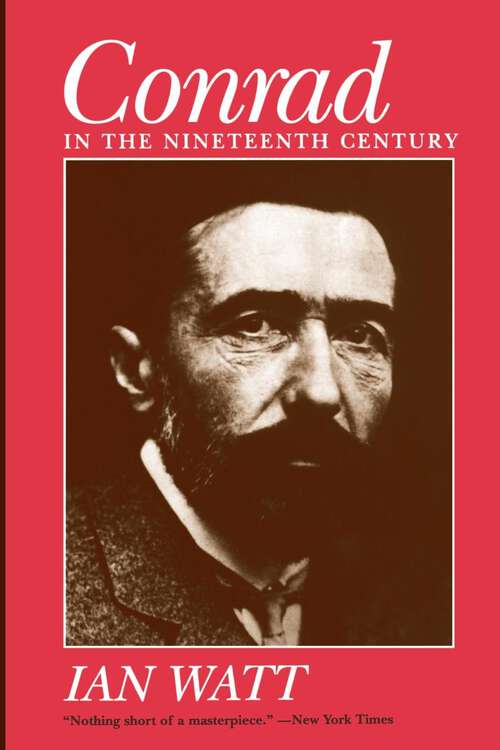 Book cover of Conrad in the Nineteenth Century