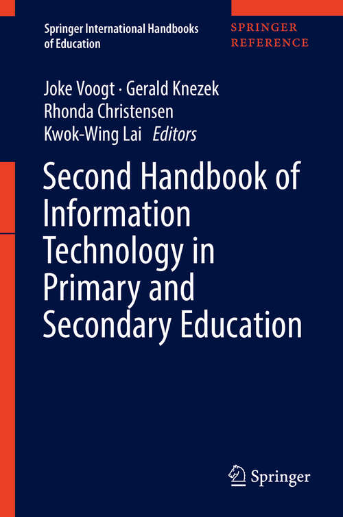Book cover of Second Handbook of Information Technology in Primary and Secondary Education