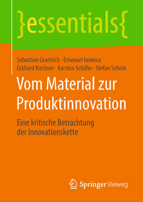 Cover image of Vom Material zur Produktinnovation