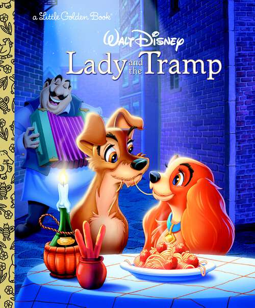 Book cover of Lady and the Tramp (Little Golden Book)