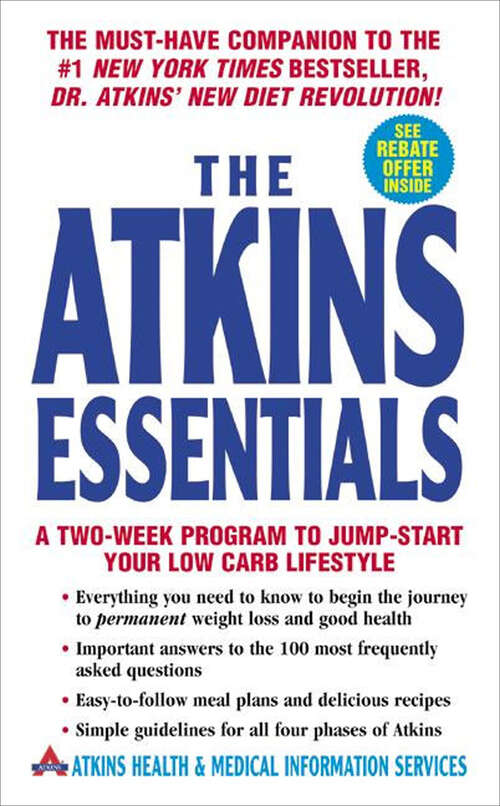 Book cover of The Atkins Essentials