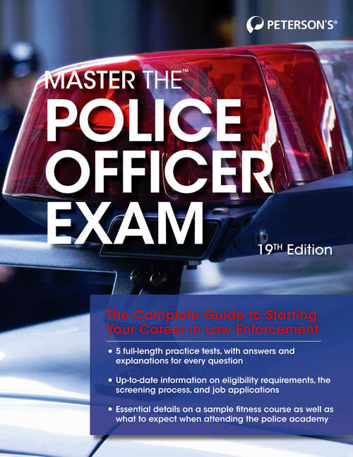 Book cover of Master the Police Officer Exam, 19th edition