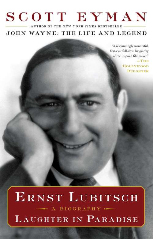 Book cover of Ernst Lubitsch: Laughter in Paradise