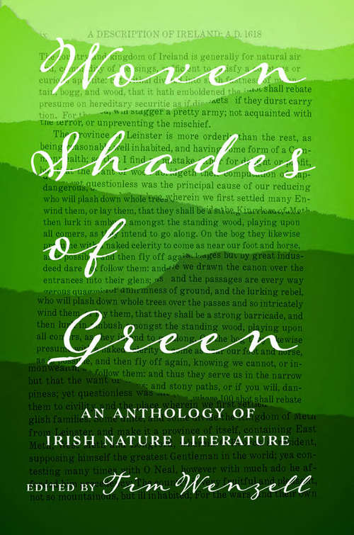 Book cover of Woven Shades of Green: An Anthology of Irish Nature Literature