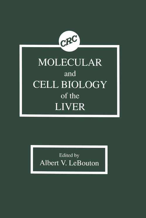 Book cover of Molecular & Cell Biology of the Liver