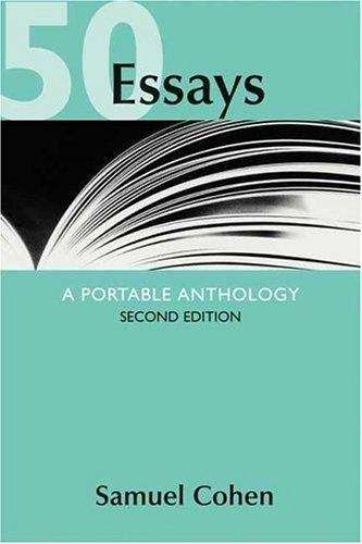 Book cover of 50 Essays: A Portable Anthology (2nd edition)