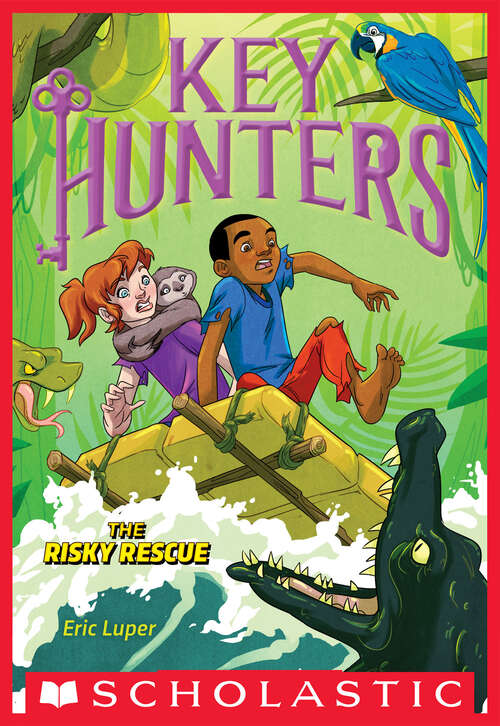 Book cover of The Risky Rescue (Key Hunters #6)