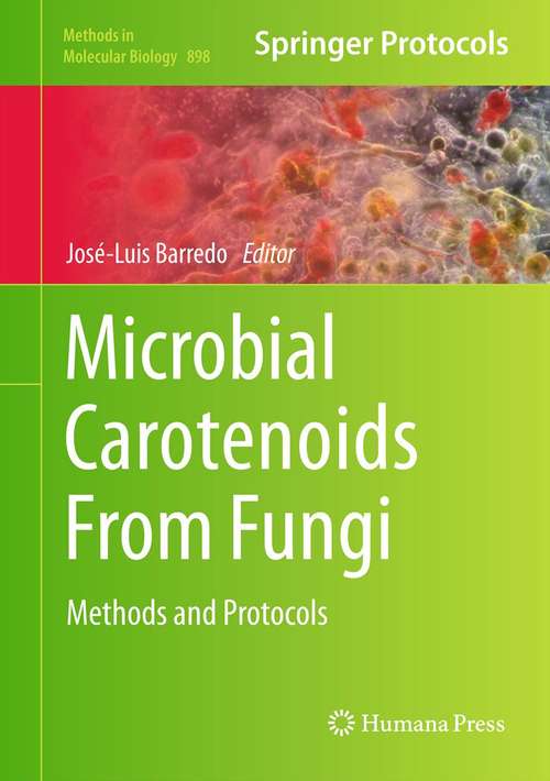 Book cover of Microbial Carotenoids From Fungi