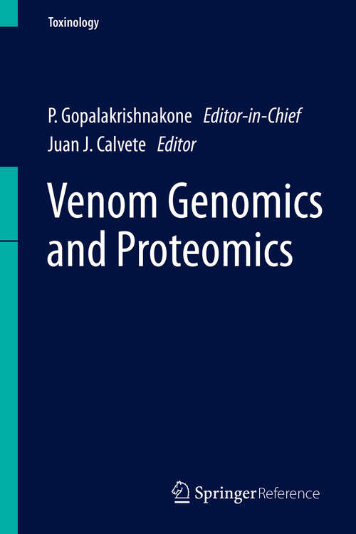 Cover image of Venom Genomics and Proteomics