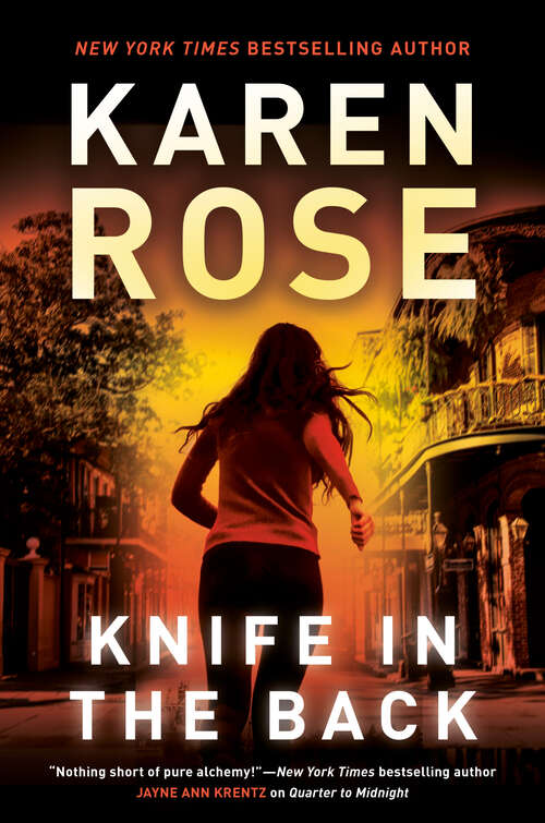 Book cover of Knife in the Back (A New Orleans Novel)