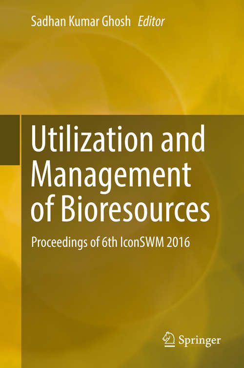 Book cover of Utilization and Management of Bioresources