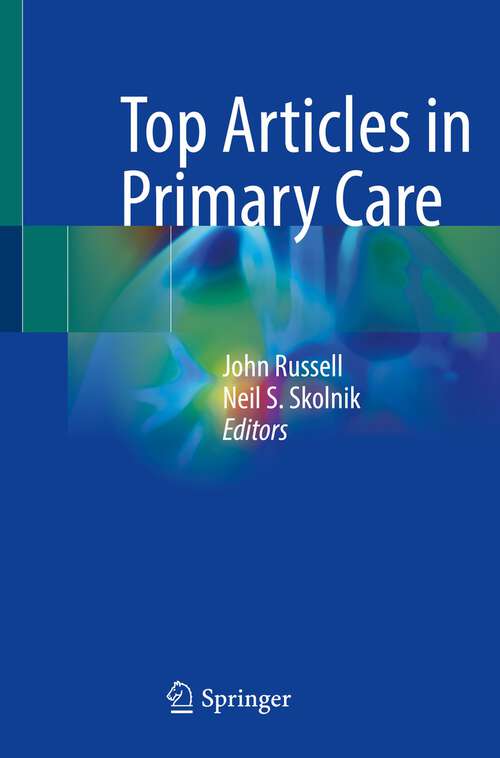 Book cover of Top Articles in Primary Care (1st ed. 2023)