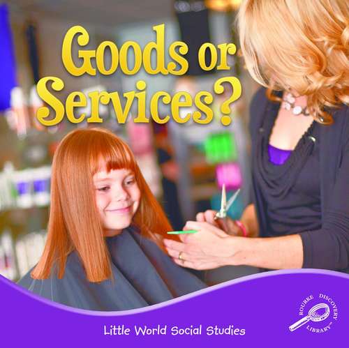 Book cover of Goods Or Services? (Little World Social Studies)